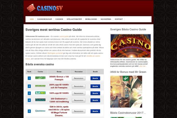 Mercury theme site design template sample