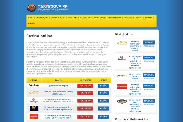 Slots Theme theme site design template sample