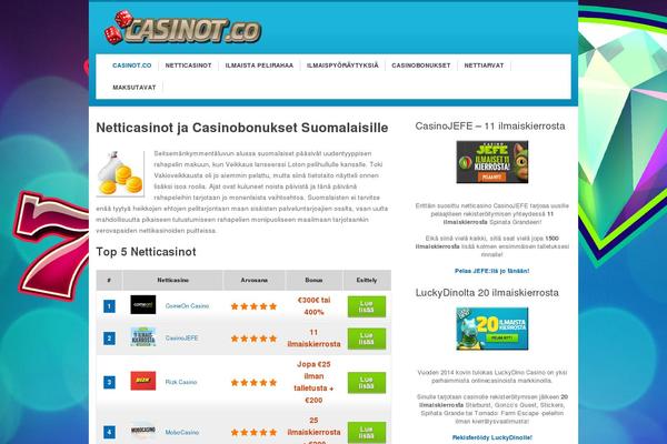 Slots Theme theme site design template sample