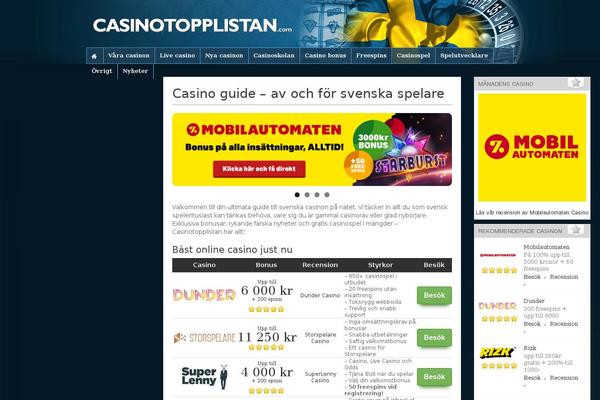 casinotopplistan.com site used Casinotopplistan.com-child