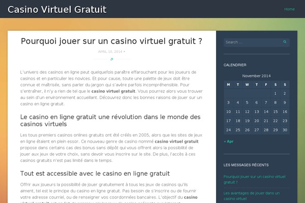 casinovirtuelgratuit.com site used Story