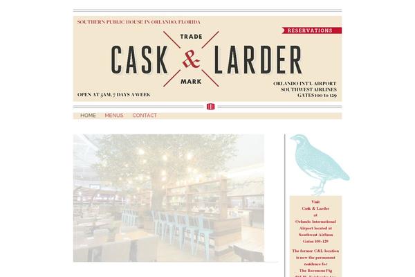 cask theme websites examples