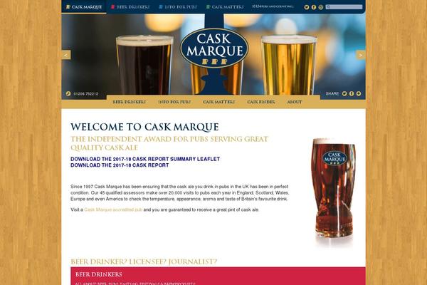 caskmatters.co.uk site used Cask-marque