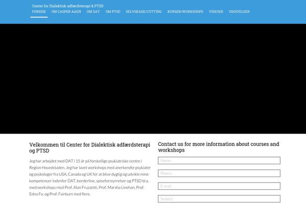 Site using Simple Contact Info plugin