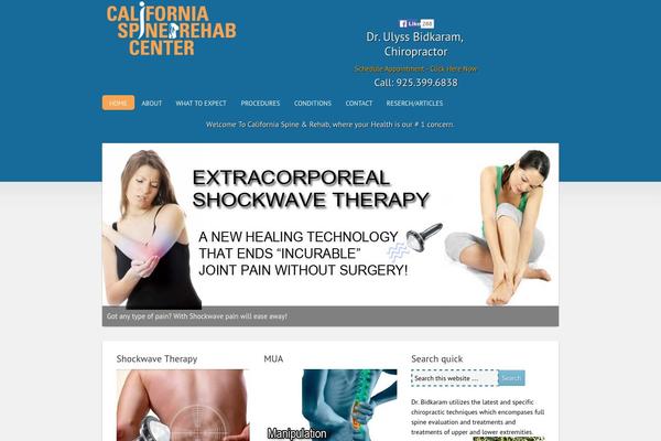 Site using Arconix Flexslider plugin