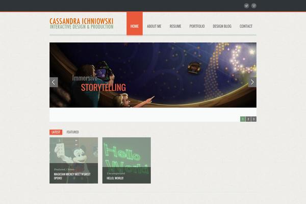 Emotion theme site design template sample