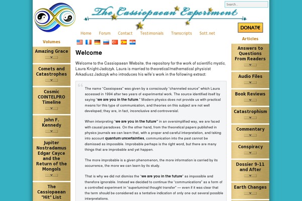 cassiopaea.org site used Casstheme