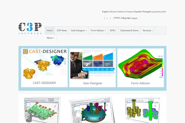 Minimal theme site design template sample