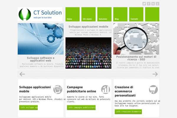 castasoft.it site used Metro
