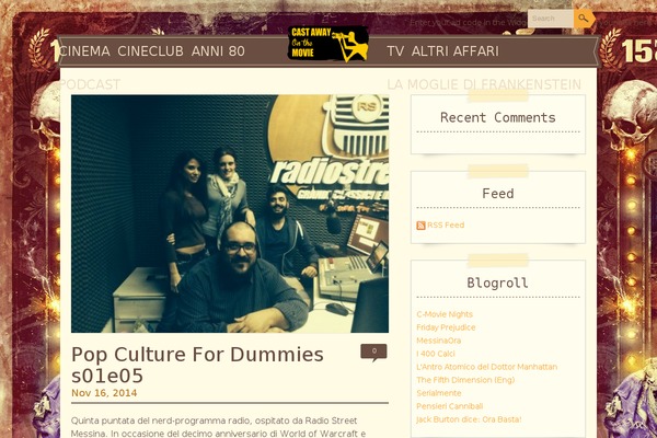 The Fox theme site design template sample