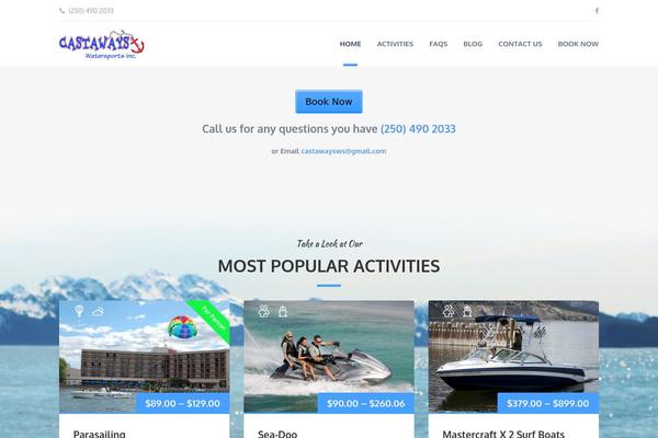 Adventure-tours theme site design template sample