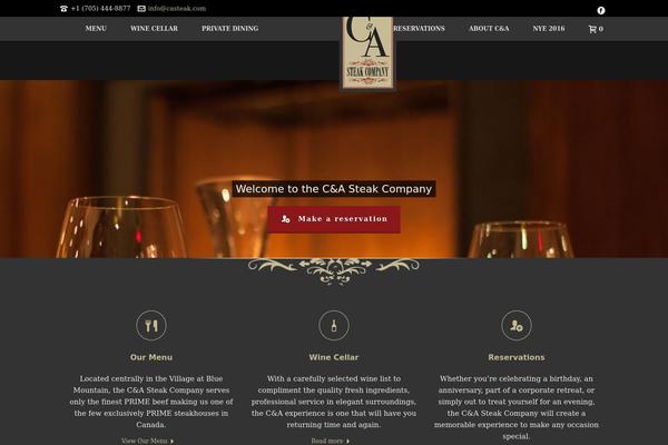 Jupiter theme site design template sample