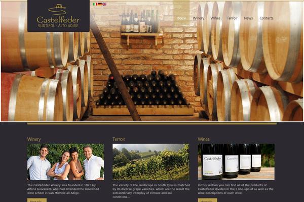 White Rock theme site design template sample