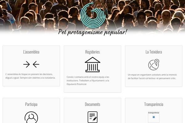 Site using Vc-social-stream plugin