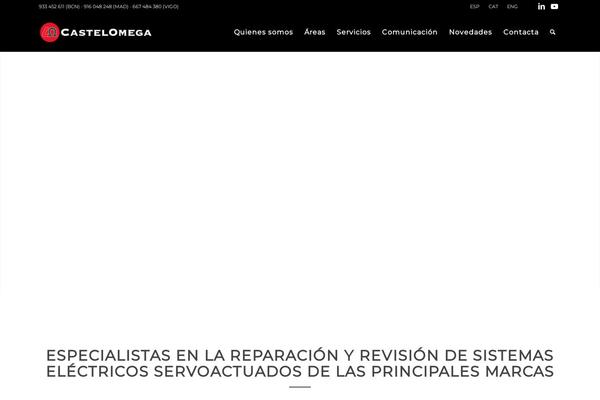 Enfold theme site design template sample