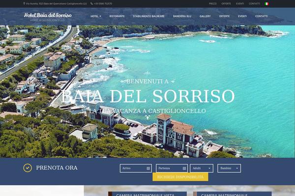Hillter theme site design template sample