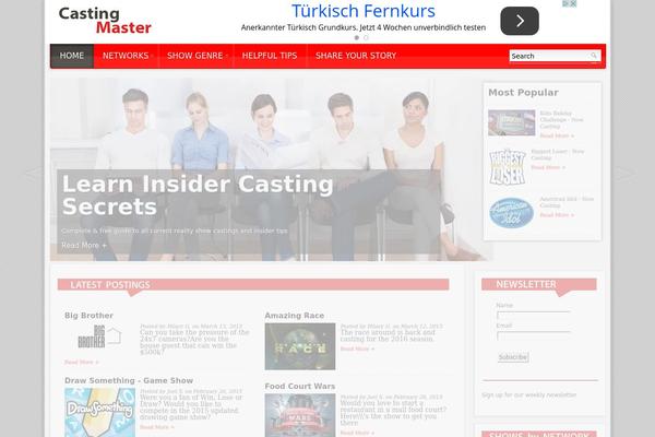 Popcorn2 theme site design template sample