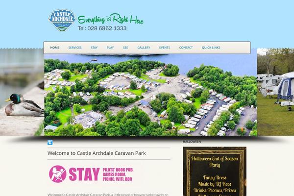 castlearchdale.com site used Template-child-theme