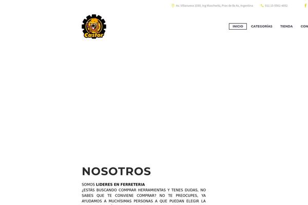 castor.com.ar site used Thegem-elementor