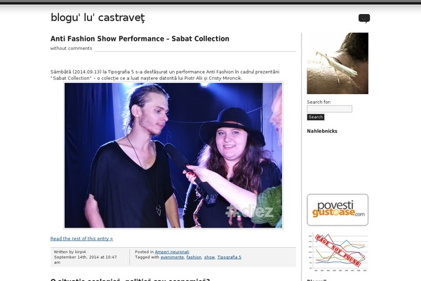 castravet.com site used Journalist