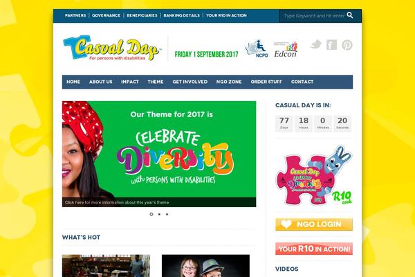 Zend theme site design template sample