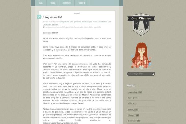 cataclismosconlasmanos.com site used Dulce