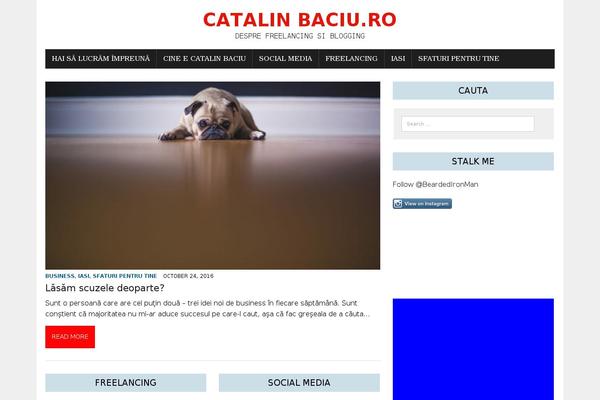Bootstrap Blog theme site design template sample