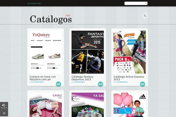 catalogosperu.com site used Gridzone