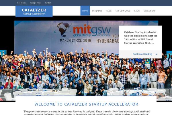 catalyzer.co site used Education Pro