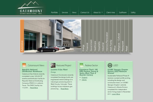 catamountconstructors theme websites examples