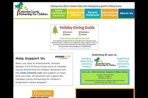 catawbakids.com site used Skelementor