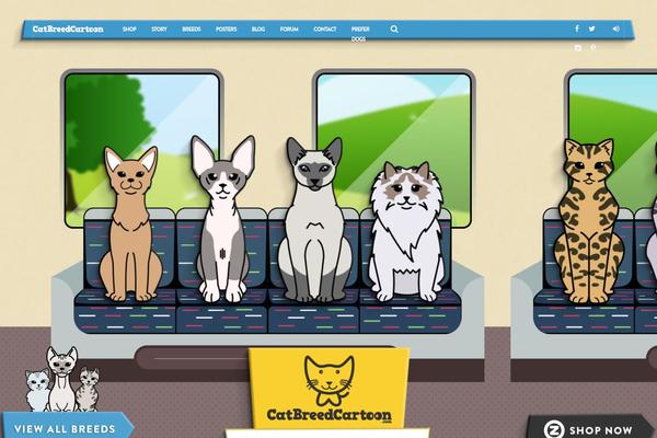 catbreedcartoon.com site used Cbc-xchild