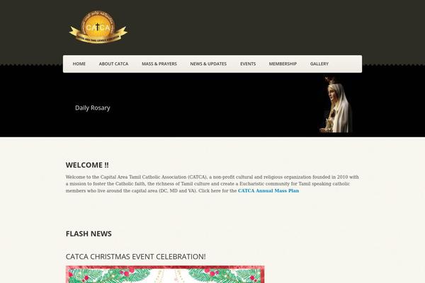 Blessing theme site design template sample