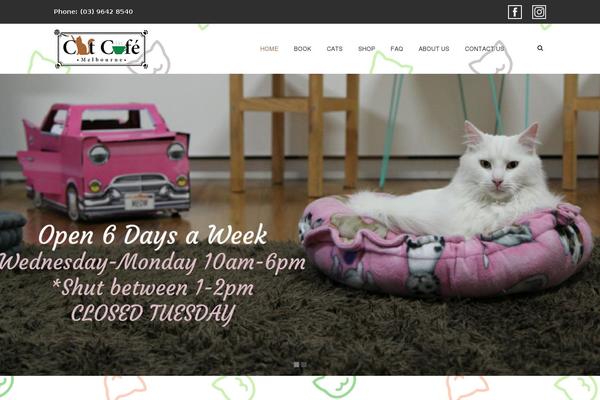 Hestia theme site design template sample