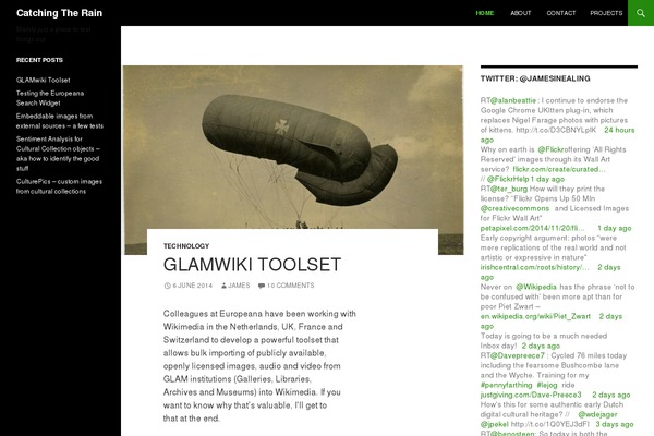 Site using Slickr Flickr plugin