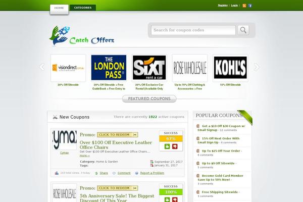 Clipper theme site design template sample