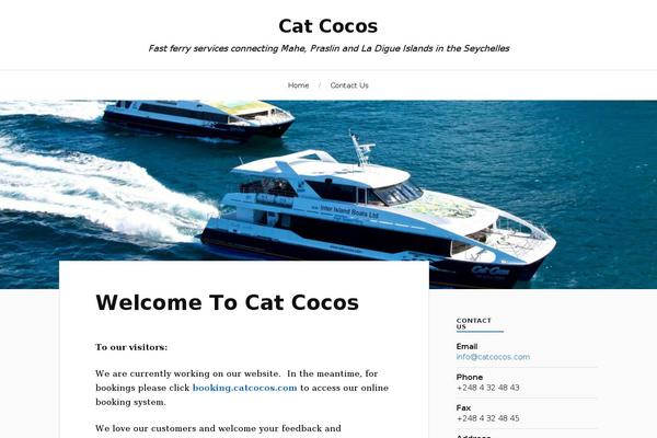 Vantage theme site design template sample