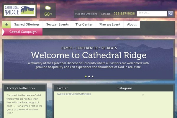 cathedral-ridge theme websites examples