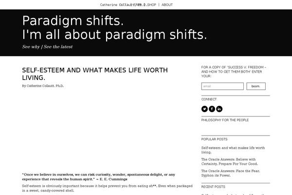 Site using Socials Ignited plugin