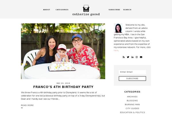 Site using Naked Social Share plugin