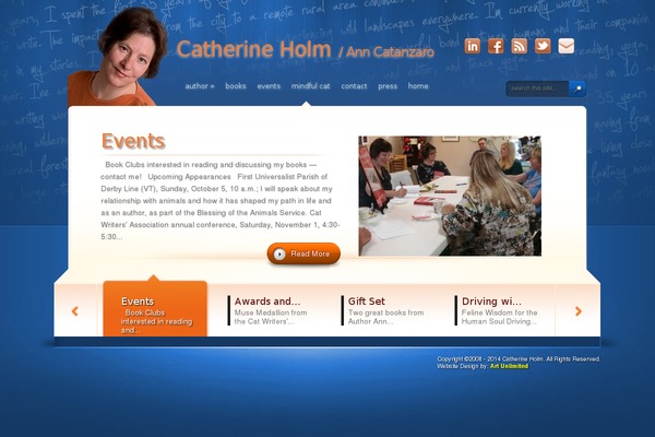 catherineholm.com site used Miniva