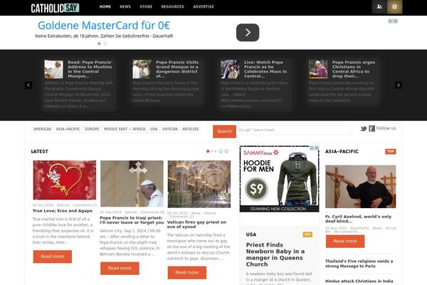 Single Latest Posts Lite website example screenshot