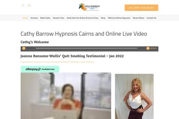 Hypnotherapy theme site design template sample