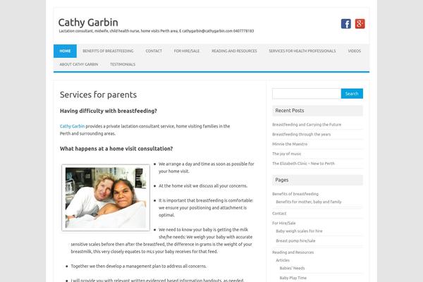 KadenceWP theme site design template sample