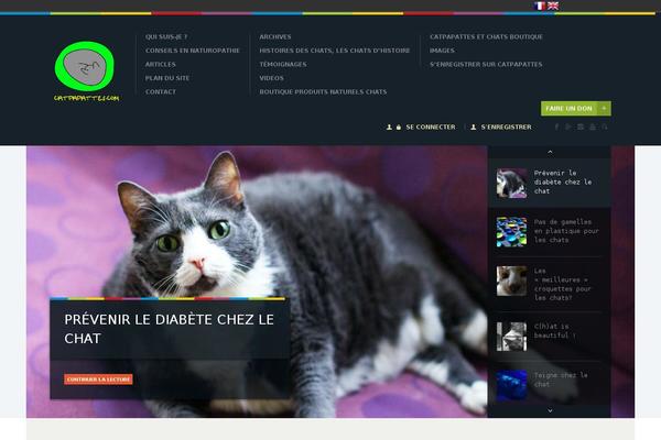 catpapattes.com site used Influencers-blog