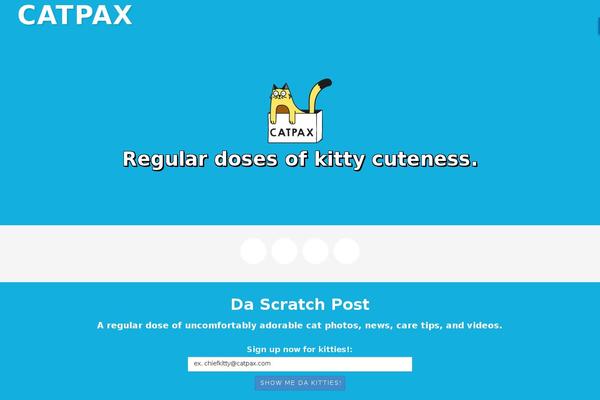 Site using MailChimp for WordPress plugin