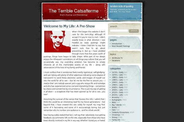 I-feel-dirty theme site design template sample