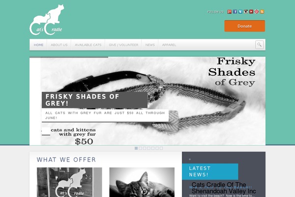 catscradleva.org site used Animal_care_theme