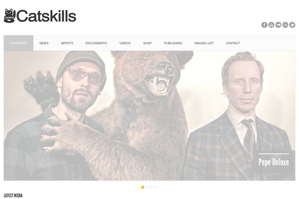 Acoustic theme site design template sample