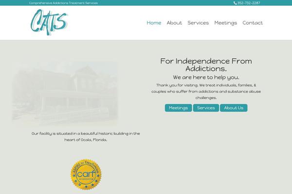 Cats theme site design template sample